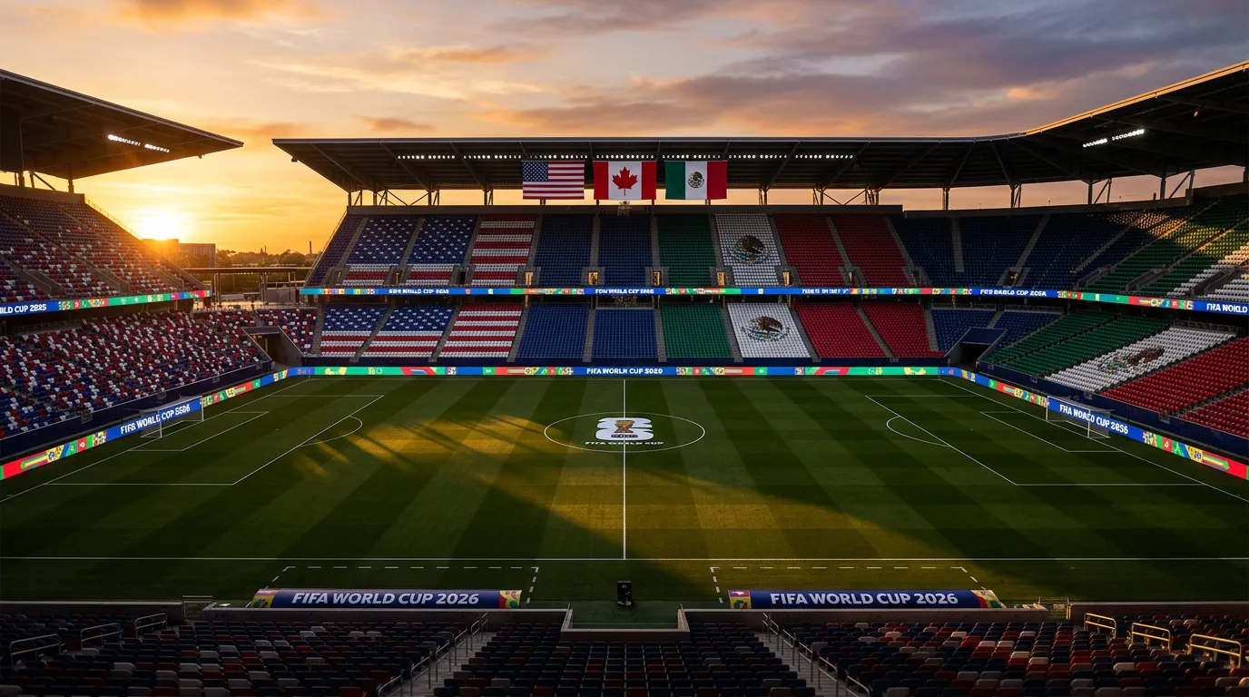 World Cup 2026 betting analysis overview with odds and match previews across North American stadiums